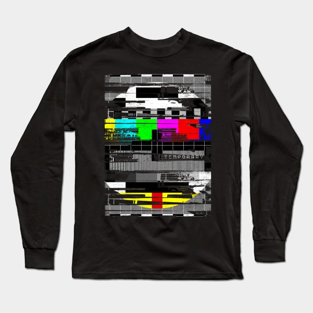 Test Card Long Sleeve T-Shirt by bulografik